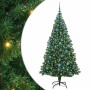 Árbol de Navidad artificial Verde 180 cm PVC y Acero y Plástico