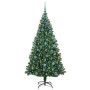 Árbol de Navidad artificial Verde 180 cm PVC y Acero y Plástico