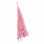 Árbol de Navidad Artificial Preiluminado Rosa 180 cm PVC