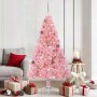 Árbol de Navidad Artificial Preiluminado Rosa 180 cm PVC