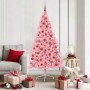 Árbol de Navidad Artificial Preiluminado Rosa 180 cm PVC