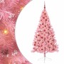 Árbol de Navidad Artificial Preiluminado Rosa 180 cm PVC