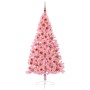 Árbol de Navidad Artificial Preiluminado Rosa 180 cm PVC