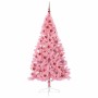 Árbol de Navidad Artificial Preiluminado Rosa 180 cm PVC