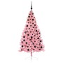 Árbol de Navidad Artificial Preiluminado Rosa 180 cm PVC