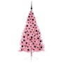 Árbol de Navidad Artificial Preiluminado Rosa 180 cm PVC