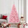 Árbol de Navidad Artificial Preiluminado Rosa 180 cm PVC