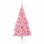 Árbol de Navidad Artificial Preiluminado Rosa 180 cm PVC