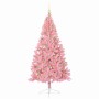 Árbol de Navidad Artificial Preiluminado Rosa 180 cm PVC