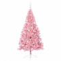 Árbol de Navidad Artificial Preiluminado Rosa 180 cm PVC