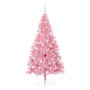 Árbol de Navidad Artificial Preiluminado Rosa 180 cm PVC