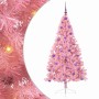 Árbol de Navidad Artificial Preiluminado Rosa 180 cm PVC