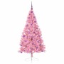 Árbol de Navidad Artificial Preiluminado Rosa 180 cm PVC