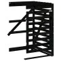 Extension for black pine wood trash bin shed by vidaXL, Waste container supports - Ref: Foro24-825111, Price: 95,97 €, Discou...