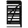 Extension for black pine wood trash bin shed by vidaXL, Waste container supports - Ref: Foro24-825111, Price: 95,97 €, Discou...