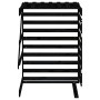 Extension for black pine wood trash bin shed by vidaXL, Waste container supports - Ref: Foro24-825111, Price: 97,01 €, Discou...