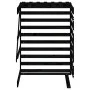 Extension for black pine wood trash bin shed by vidaXL, Waste container supports - Ref: Foro24-825111, Price: 95,97 €, Discou...