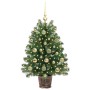 Árbol de Navidad artificial con 150 LED Verde 95 cm PE y PVC