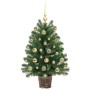 Árbol de Navidad artificial con 150 LED Verde 95 cm PE y PVC