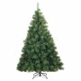 Árbol de Navidad artificial con 300 LED Verde 180 cm PE y PVC
