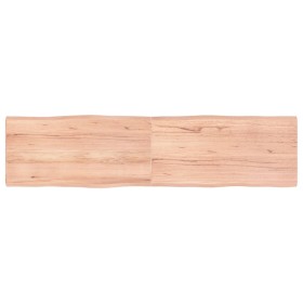 Tablero de mesa madera roble tratada borde natural
