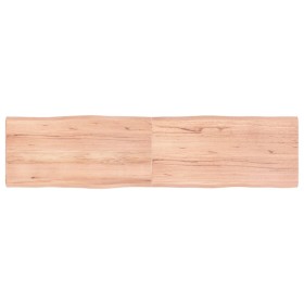 Treated wood table board with natural brown edge 160x40x(2-4)cm by vidaXL, Table tops - Ref: Foro24-363968, Price: 45,11 €, D...