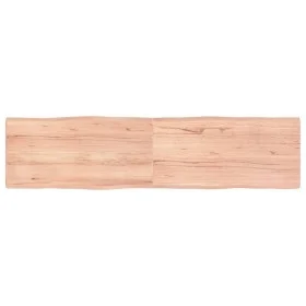 Treated wood table board with natural brown edge 160x40x(2-4)cm by vidaXL, Table tops - Ref: Foro24-363968, Price: 45,11 €, D...