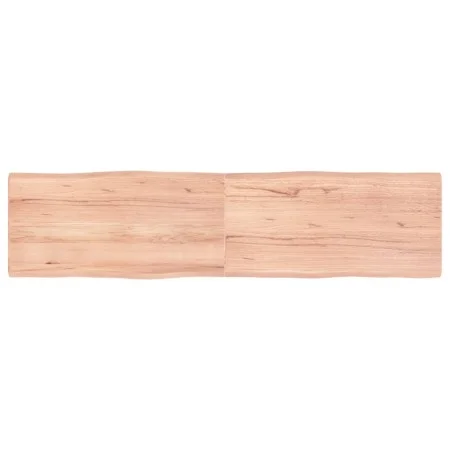 Treated wood table board with natural brown edge 160x40x(2-4)cm by vidaXL, Table tops - Ref: Foro24-363968, Price: 45,11 €, D...
