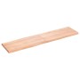 Treated wood table board with natural brown edge 160x40x(2-4)cm by vidaXL, Table tops - Ref: Foro24-363968, Price: 45,11 €, D...