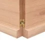 Treated wood table board with natural brown edge 160x40x(2-4)cm by vidaXL, Table tops - Ref: Foro24-363968, Price: 45,11 €, D...