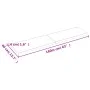 Treated wood table board with natural brown edge 160x40x(2-4)cm by vidaXL, Table tops - Ref: Foro24-363968, Price: 45,11 €, D...