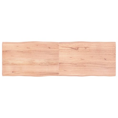 Treated wood table top with natural brown edge 160x50x(2-4)cm by vidaXL, Table tops - Ref: Foro24-363970, Price: 54,68 €, Dis...