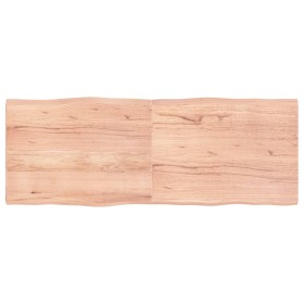 Treated wood table top with natural brown edge 160x60x(2-4)cm by vidaXL, Table tops - Ref: Foro24-363972, Price: 61,52 €, Dis...