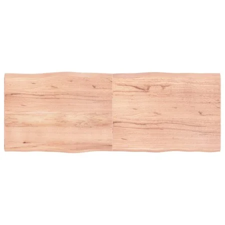 Treated wood table top with natural brown edge 160x60x(2-4)cm by vidaXL, Table tops - Ref: Foro24-363972, Price: 61,52 €, Dis...