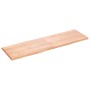 Treated wood table top with natural brown edge 160x50x(2-4)cm by vidaXL, Table tops - Ref: Foro24-363970, Price: 54,68 €, Dis...