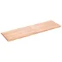 Treated wood table top with natural brown edge 160x50x(2-4)cm by vidaXL, Table tops - Ref: Foro24-363970, Price: 54,68 €, Dis...