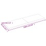 Treated wood table top with natural brown edge 160x50x(2-4)cm by vidaXL, Table tops - Ref: Foro24-363970, Price: 54,68 €, Dis...