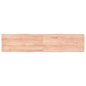 Treated wood table top with natural brown edge 180x40x(2-4)cm by vidaXL, Table tops - Ref: Foro24-363974, Price: 49,21 €, Dis...