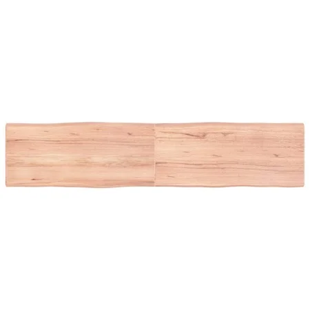 Treated wood table top with natural brown edge 180x40x(2-4)cm by vidaXL, Table tops - Ref: Foro24-363974, Price: 49,21 €, Dis...