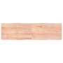 Tischplatte aus behandeltem Holz mit naturbrauner Kante, 180 x 50 x (2–4) cm von vidaXL, Tischplatten - Ref: Foro24-363976, P...