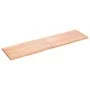 Treated wood table top with natural brown edge 180x50x(2-4)cm by vidaXL, Table tops - Ref: Foro24-363976, Price: 58,78 €, Dis...