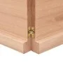 Treated wood table top with natural brown edge 180x40x(2-4)cm by vidaXL, Table tops - Ref: Foro24-363974, Price: 49,21 €, Dis...