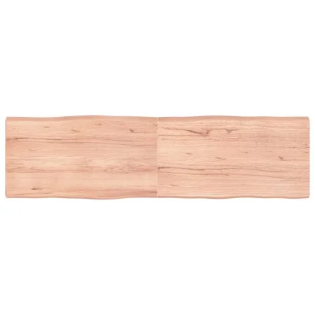 Treated wood table board with natural brown edge, 180x50x(2-6)cm. by vidaXL, Table tops - Ref: Foro24-363977, Price: 71,09 €,...