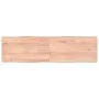 Tischplatte aus behandeltem Holz naturbraune Kante 180x50x(2-6)cm von vidaXL, Tischplatten - Ref: Foro24-363977, Preis: 71,09...
