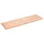 Treated wood table top with natural brown edge 180x60x(2-4)cm by vidaXL, Table tops - Ref: Foro24-363978, Price: 69,72 €, Dis...