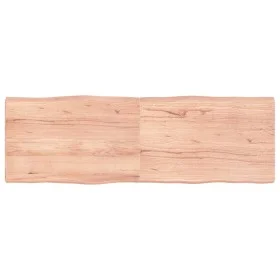 Treated wood table top with natural brown edge 180x60x(2-6)cm by vidaXL, Table tops - Ref: Foro24-363979, Price: 80,66 €, Dis...