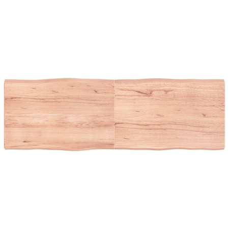 Treated wood table top with natural brown edge 180x60x(2-6)cm by vidaXL, Table tops - Ref: Foro24-363979, Price: 80,66 €, Dis...