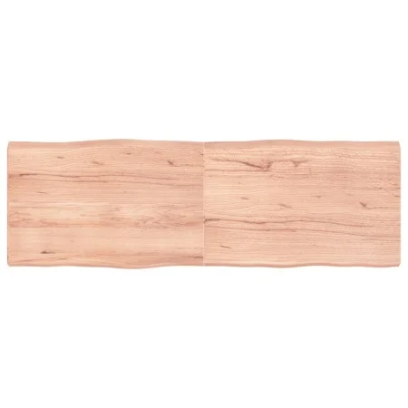 Treated wood table top with natural brown edge 180x60x(2-6)cm by vidaXL, Table tops - Ref: Foro24-363979, Price: 80,66 €, Dis...