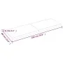 Treated wood table top with natural brown edge 180x60x(2-6)cm by vidaXL, Table tops - Ref: Foro24-363979, Price: 80,66 €, Dis...