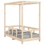 Kinderbettgestell aus massivem Kiefernholz 70x140 cm von vidaXL, Kinderbetten und Betten für Kinder - Ref: Foro24-834510, Pre...